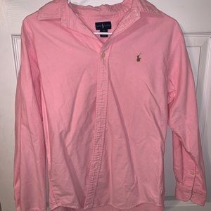 Long Sleeve Button-Down Polo